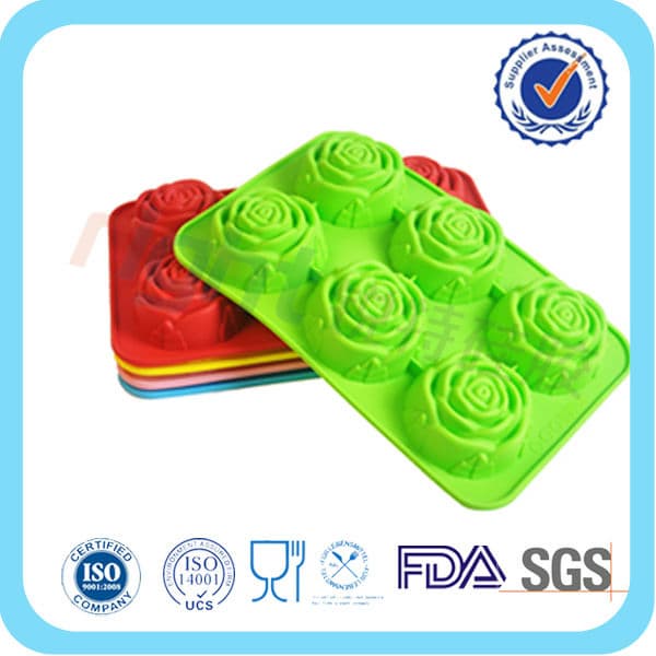 FDA Food Grade Flower Silicone Cake Mould